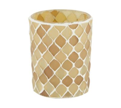 Theelicht houder glas 8x8x10cm - Afbeelding 2