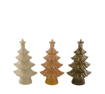 Kerstboom ceramic 17x8.5x31cm