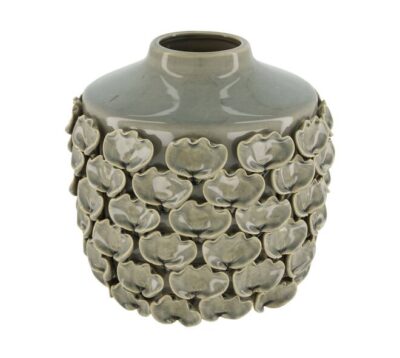 Ronde vaas Groen ceramic 24x24x23.5cm